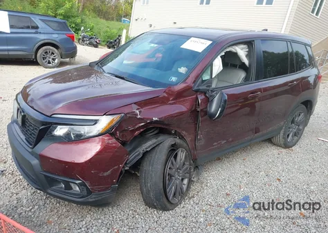 2021 Honda Passport Awd Ex-L from USA, damaged, VIN 5FNYF8H55MB014872